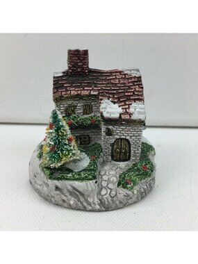 Vintage Current Inc. Christmas Village Small Snow Cottage
